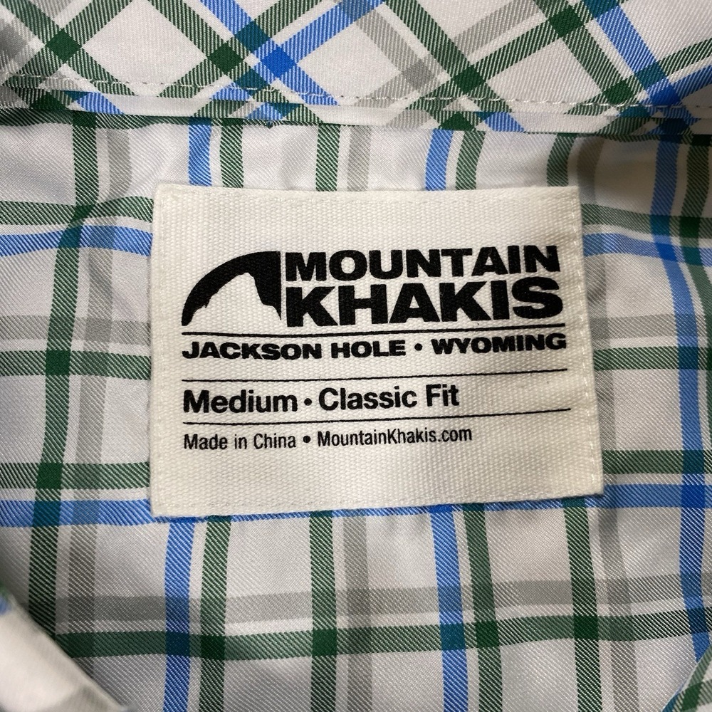 NWT Mountain Khakis Shirt Mens Medium Button Up Short Sleeve Smuggler - Picture 4 of 9